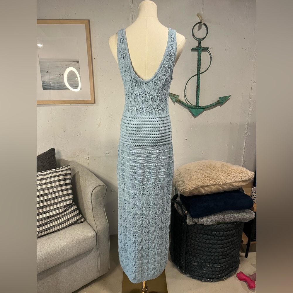 Ronny Kobo Crochet Knit Dress-L - Picture 5 of 8